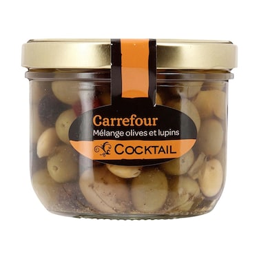 Carrefour Cocktail Green Olive 400G
