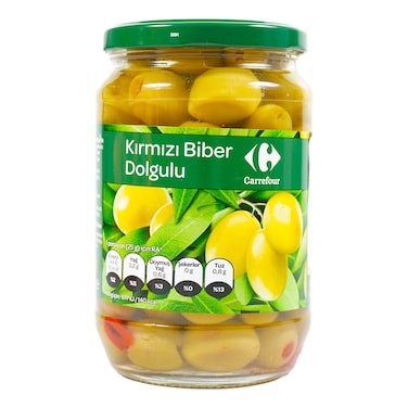 Carrefour Pepper With Green Olive 400G