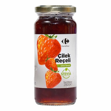 Carrefour Strawberry Jam Sugar Free 280G