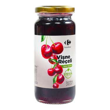 Carrefour Sourcherry Jam Sugar Free 280G