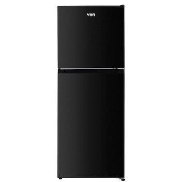 Von VRT-182NRAK Double Door Fridge - 181L, Dark Inox