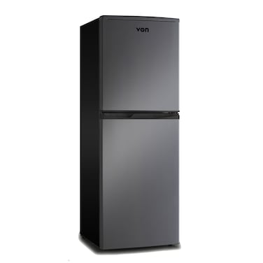 VON VRT-196DRHX Double Door Fridge, Top Mount Freezer- 195L