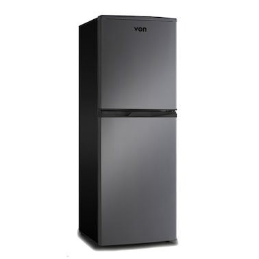 VON VRT-196DRHX Double Door Fridge, Top Mount Freezer- 195L