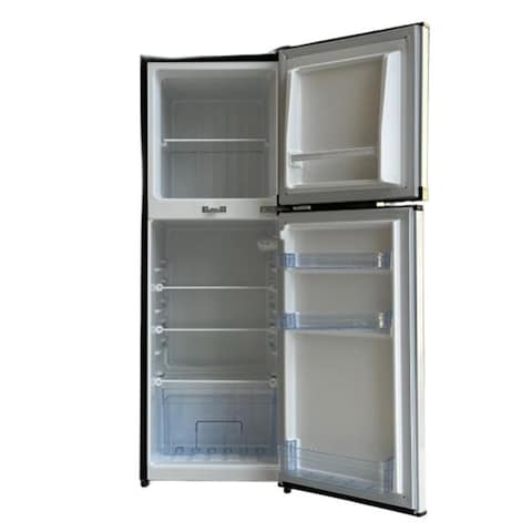 Ramtons Fridge 138L&nbsp;Double Door&nbsp;Silver Rf/349