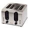 Ramtons 4 Slice Pop Up Toaster Stainless Steel- RM/678
