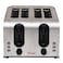 Ramtons 4 Slice Pop Up Toaster Stainless Steel- RM/678