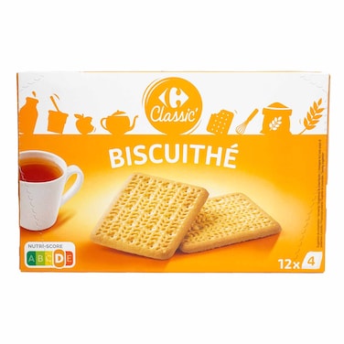 Carrefour Tea Biscuits 335G+
