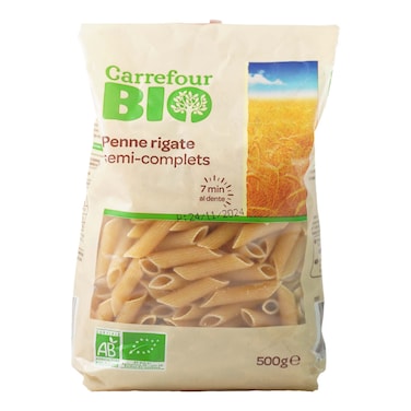 Carrefour Bio Organic Pasta Penne Rigate+