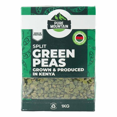 Pure Mountain Split Green Peas 1Kg