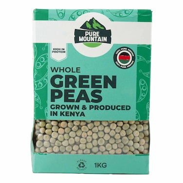 Pure Mountain Whole Green Peas 1Kg