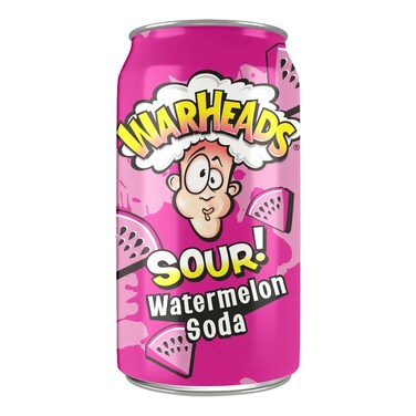 Warheads Sour Watermelon Soda 330Ml