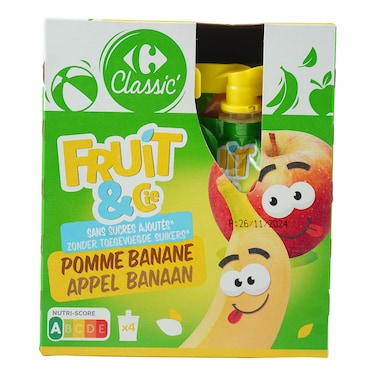 Carrefour Kids Banana Pouch 90G