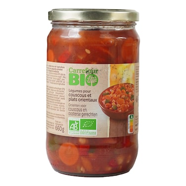 Carrefour Bio Vegetales For Couscous 660G