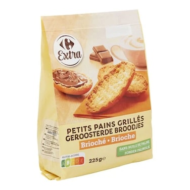 Carrefour Whole Wheat Brioche Bread 225G