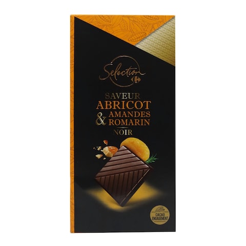 Carrefour Apricot Almond Dark Choco 100G
