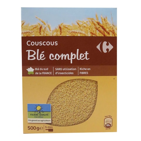 Carrefour Couscous Whole Wheat 500G