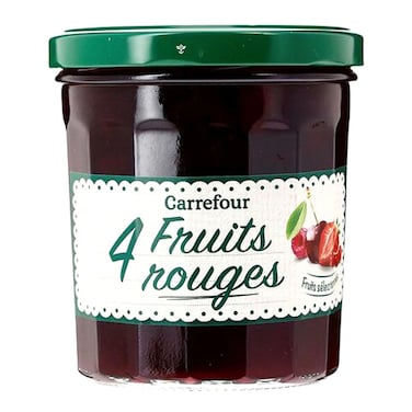 Carrefour Classic 4 Red Fruits Jam 370g