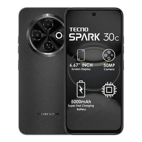 Tecno Spark 30C 4+128Gb Black