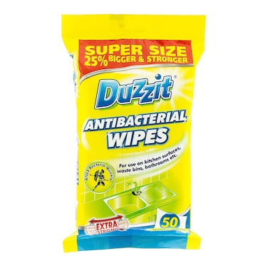 Duzzit Antibacterial Wipes 50Pk