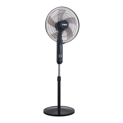 Von VFS-6505-MJK 16" Floor Standing Fan, 50W - Black