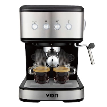 Von VCME-851DX Espresso Coffee Maker - Stainless Steel