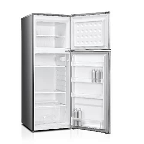 Von VRT-181DRAX Double Door Fridge - 181L, Inox