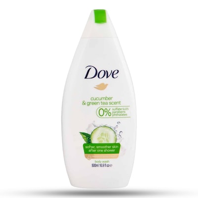 Dove Body Wash Cucumber 500Ml Value Pack