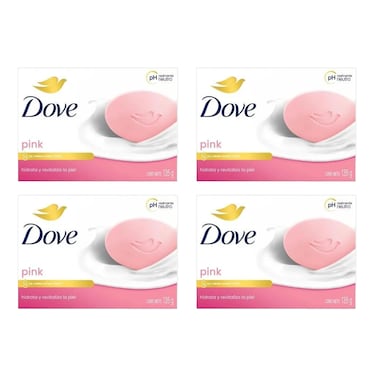 Dove Bar Pink 135G Valuepack
