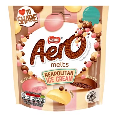 Aero Melts Neapolitan Ic Pch 86G