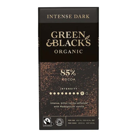 Green &amp; Black&#39;s 85% Dark 90G