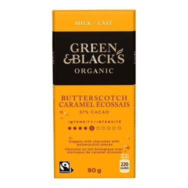 Green &amp; Black's Milk Choco Butterscotch 90G