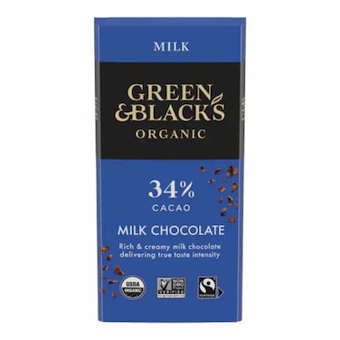 Green &amp; Black&#39;s Milk Chocolate Bar 90G