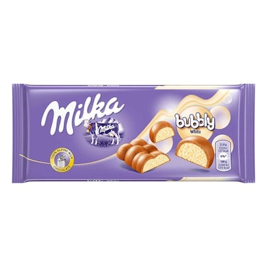 Milka Bubbly Milk &amp; White 95G