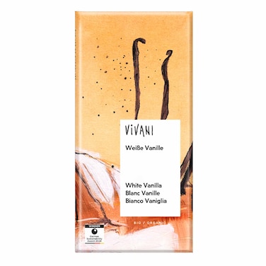 Vivani Organic Choco White Vanilla 80G