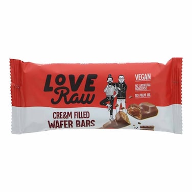 Love Raw Cre&amp;M Choc Wafer Bar 43G