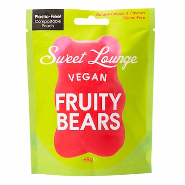 Sweet Lounge Vegan Fruity Bears 65G