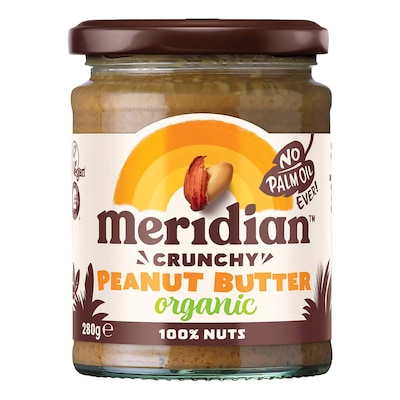 Meridian Organic Peanut Crunch 100% 280G