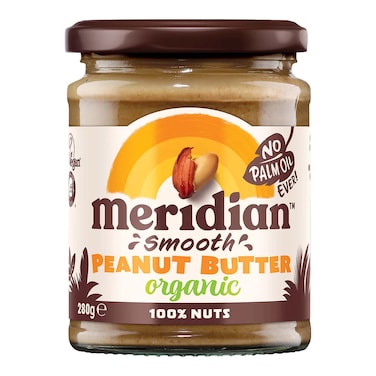 Meridian Organic Peanut Smooth 100% 280G