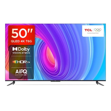 Tcl Tv50T6C 50&quot;4K Qled,Sggl Tv