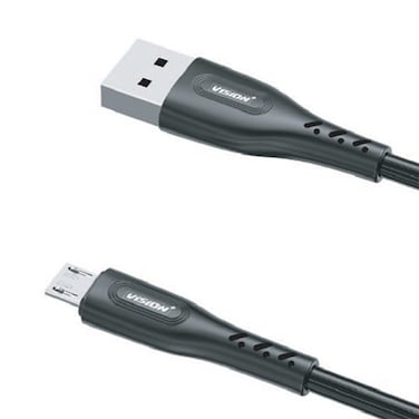 Vision Plus Micro USB Cable 1m Black VPCB1M