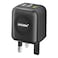 Vision Plus Fast Charger with 1m USB Type-C Cable 18W Black VPAD1C