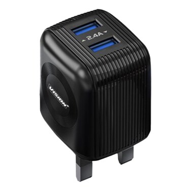 Vision Plus Quick Charger with 1m Micro USB Cable Black VPAD2M