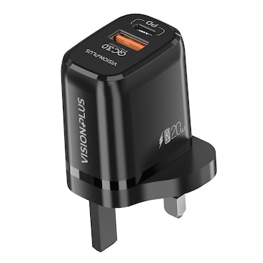 Vision Plus Fast Charger Black VPAD2CC-B