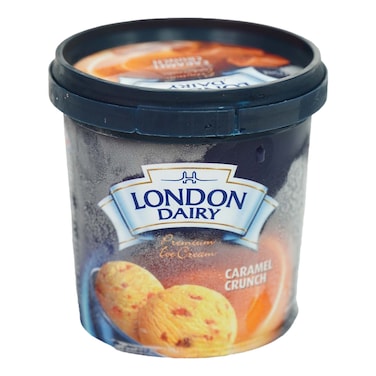 London Dairy Caramel Crunch Cup 125Ml