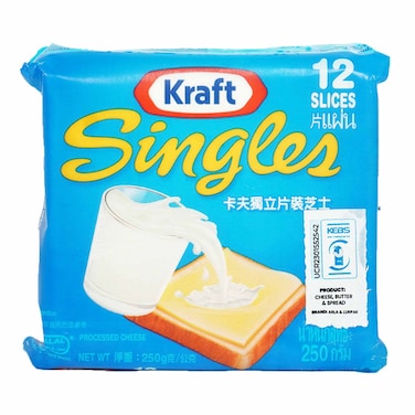 Kraft Single Slices Cheese 250G