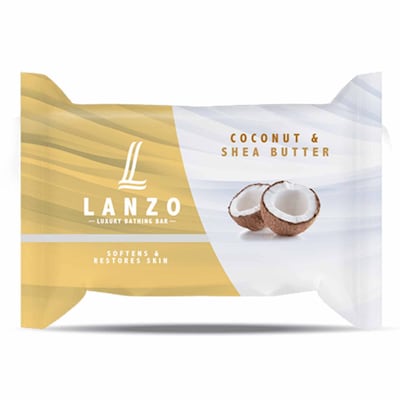 Lanzo Coconut & Shea Butter Soap 200G