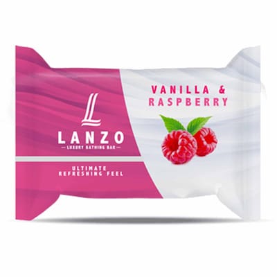 Lanzo Vanilla & Raspberry Soap 200G