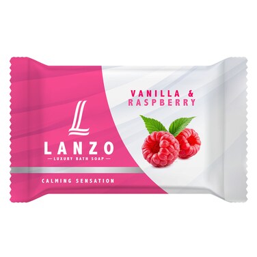 Lanzo Vanilla &amp; Raspberry Soap 200G