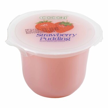 Cocon Nata De Coco Pudding Strawberry 118g