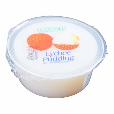 Cocon Nata De Coco Pudding Lychee 80g
